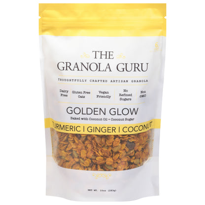 The Granola Guru Golden Glow Turmeric/Ginger/Coconut Granola 10 oz