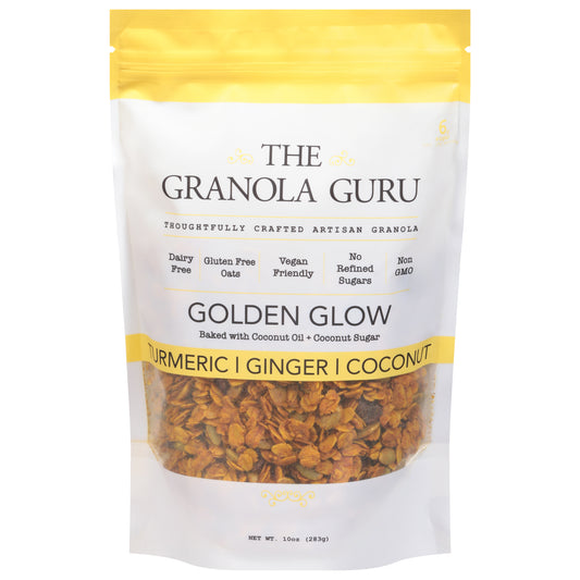 The Granola Guru Golden Glow Turmeric/Ginger/Coconut Granola 10 oz