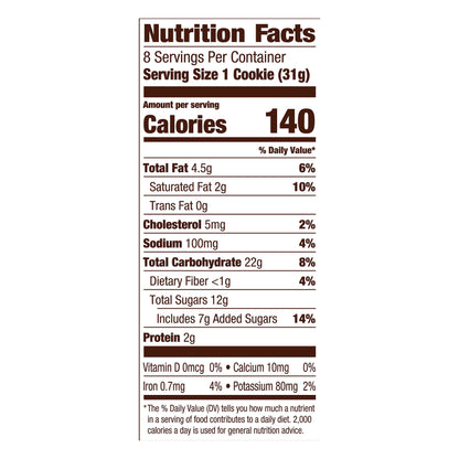Pepperidge Farm Santa Cruz Soft Baked Oatmeal Raisin Cookies 8 ea