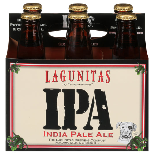 Lagunitas Brewing Co IPA Beer 6 ea