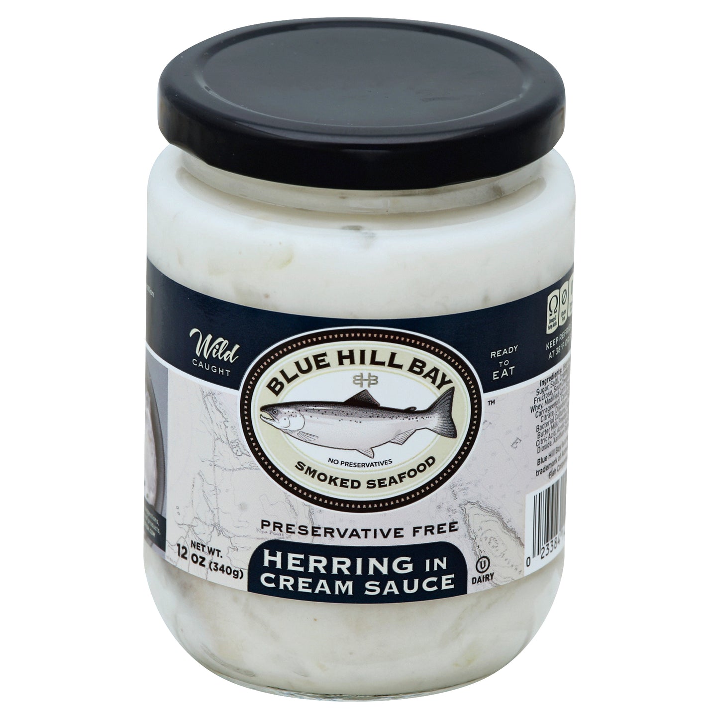 Blue Hill Bay Herring 12 oz - Cream Sauce