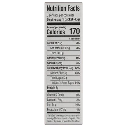 Bob's Red Mill Instant Whole Grain Maple Brown Sugar Oatmeal 6 - 1.59 oz Packets