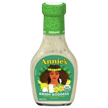 Annie's Organic Green Goddess Salad Dressing, Non-GMO, 8 fl oz