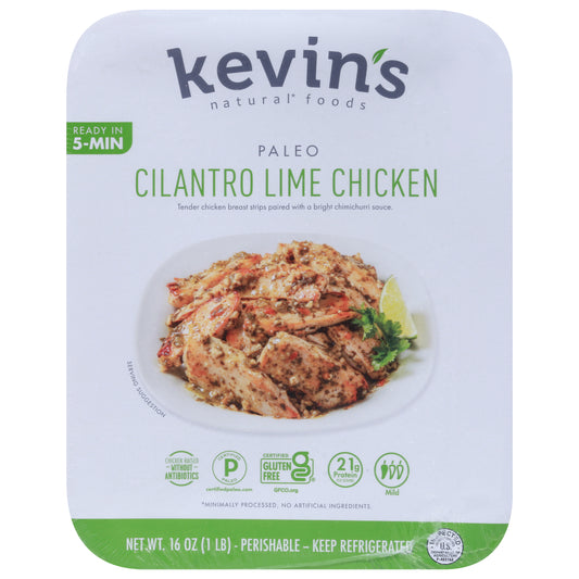 Kevin's Natural Foods Paleo Mild Cilantro Lime Chicken 16 oz