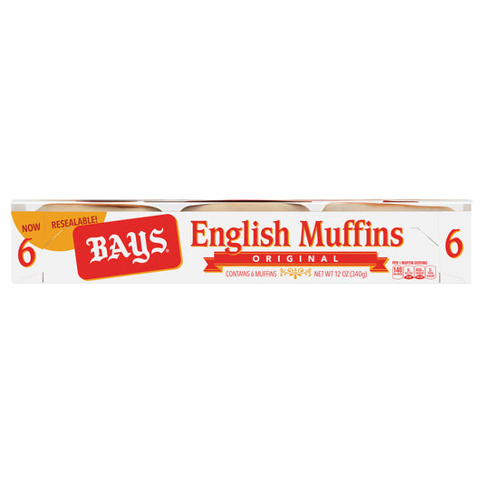Bays Original English Muffins 6 ea