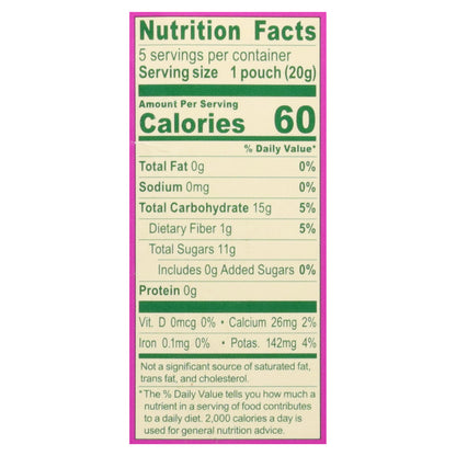 Solely Organic Mango & Passion Fruit Fruit Gummies 5 - 0.7 oz Bags