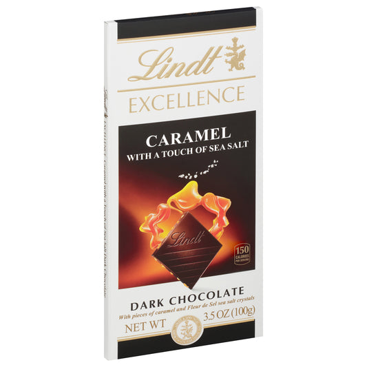 Lindt Excellence Caramel Dark Chocolate 3.5 oz