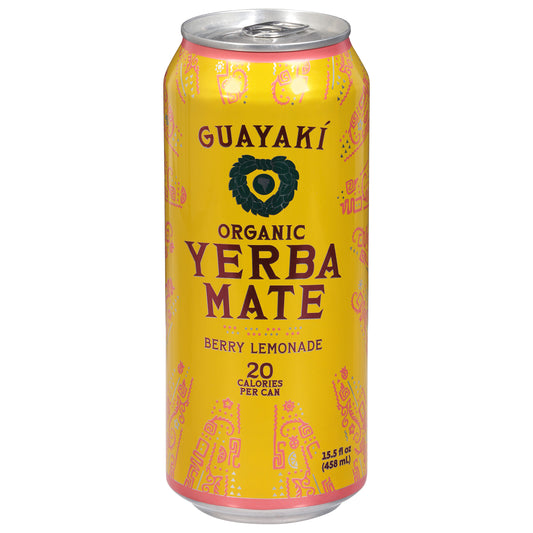 Guayaki Organic Berry Lemonade Yerba Mate 15.5 fl oz