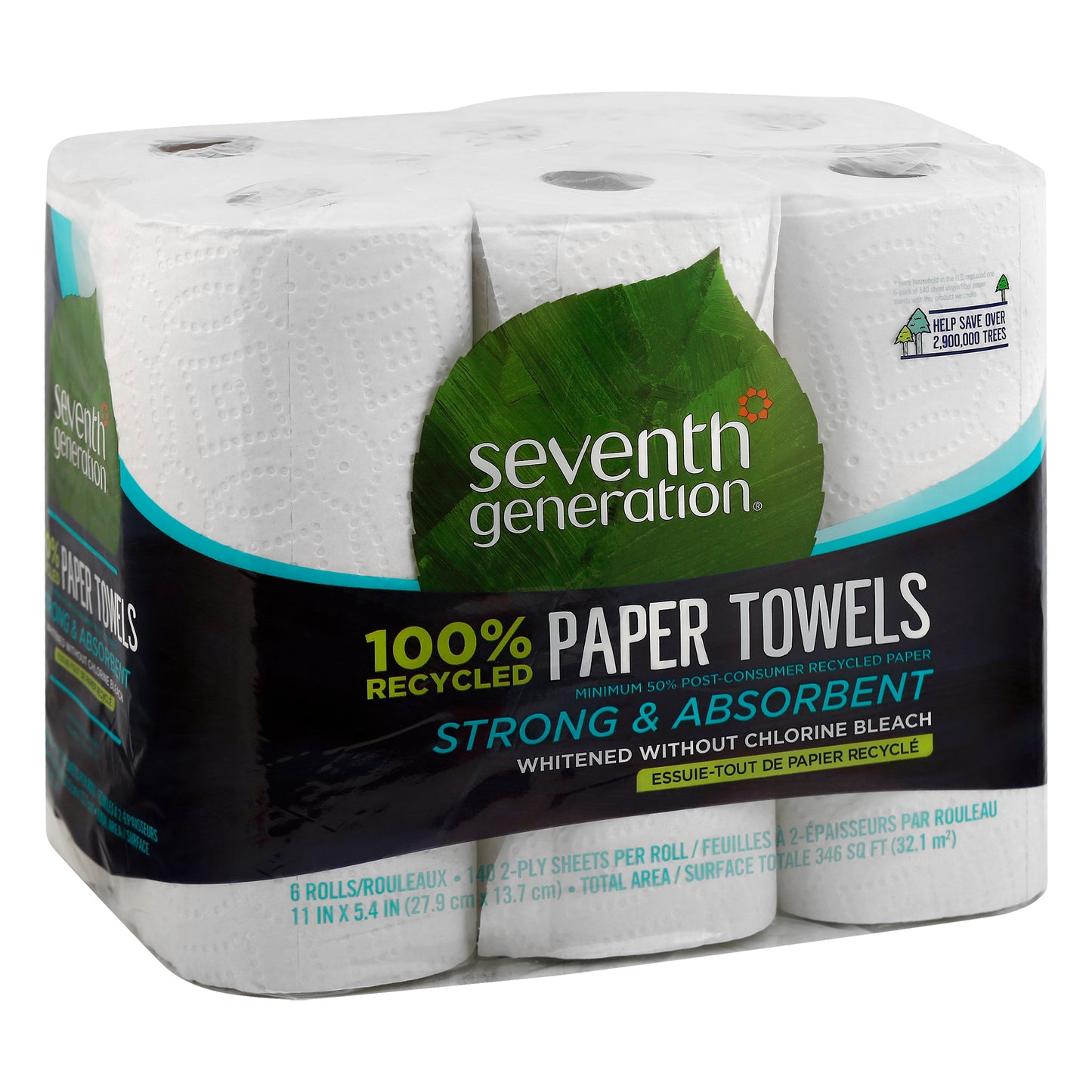 Seventh Generation Paper Towels 6 ea - Recycle