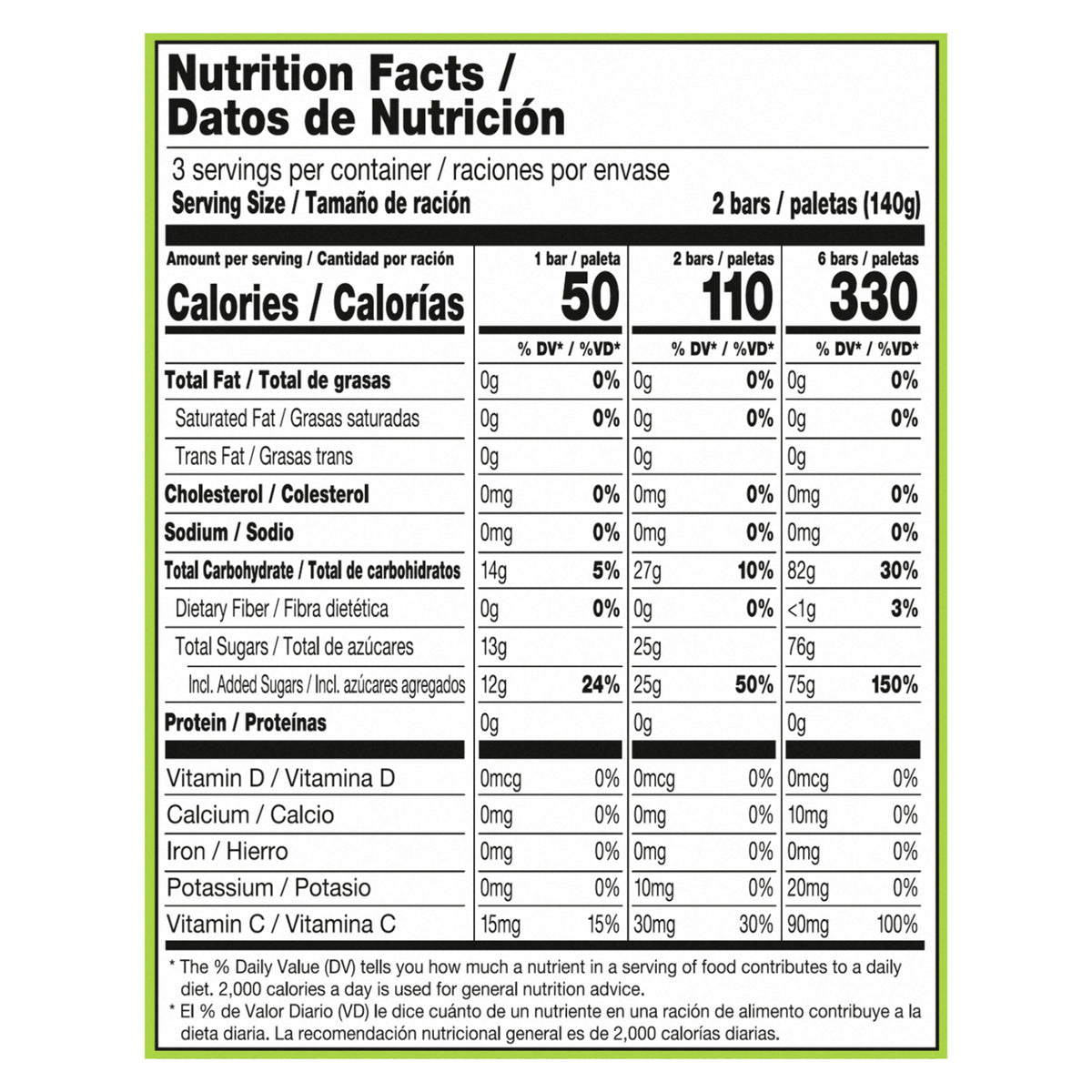 Outshine® Lime Fruit Bars