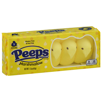 Peeps Marshmallow Chicks Candy 5 ea