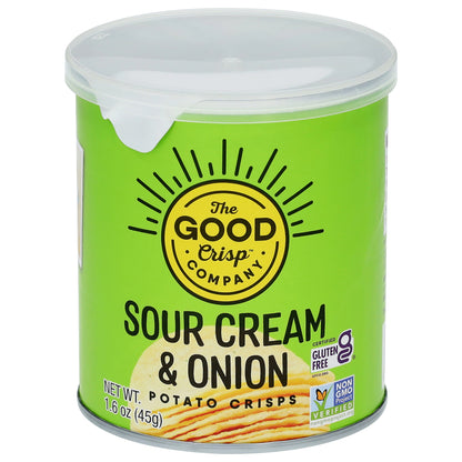 The Good Crisp Company Sour Cream & Onion Potato Crisps 1.6 oz