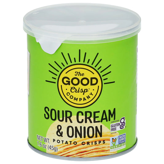 The Good Crisp Company Sour Cream & Onion Potato Crisps 1.6 oz
