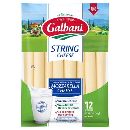 Galbani 12oz Reduced Fat String Cheese