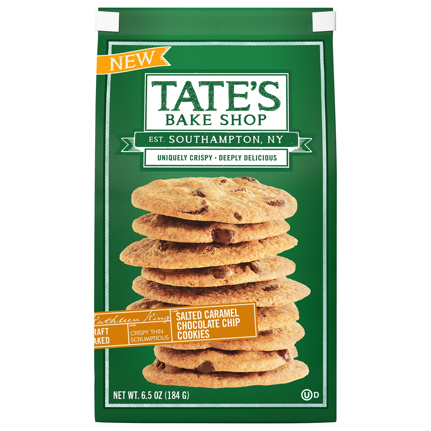 Tate's Bake Shop Salted Caramel Chocolate Chip Cookies, 6.5 oz