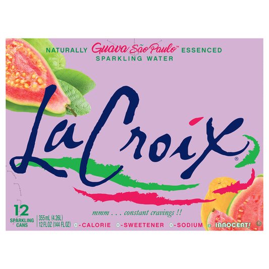 LaCroix Guava 12 Pack 12oz