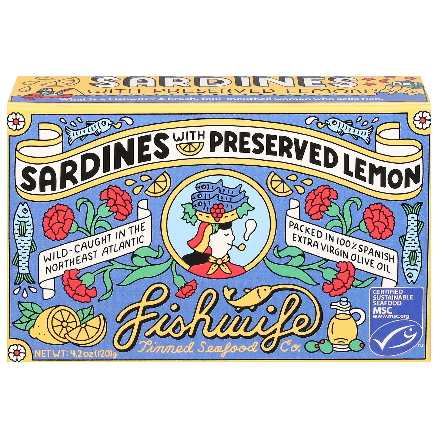 Fishwife Sardines with Preserved Lemon 4.2 oz