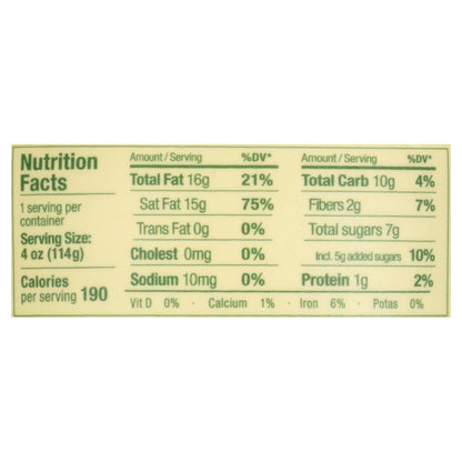Cocojune Organic Lemon Elderflower Cultured Coconut 4 oz