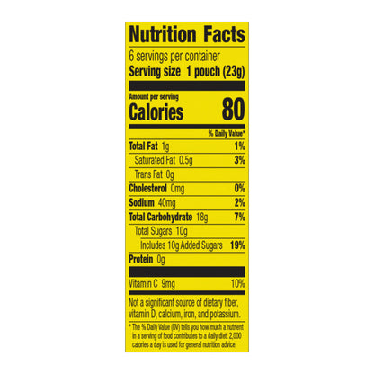 Gushers Tropical Flavors Fruit Flavored Snacks 6 Count