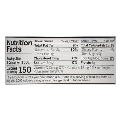 Forager Project Dairy-Free Organic Probiotic Cashew & Coconut Vanilla Bean Yogurt Alternative 5.3 oz