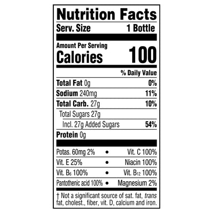 vitaminwater refresh electrolyte enhanced water w/ vitamins, tropical mango drink, 20 fl oz