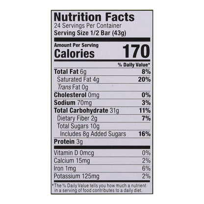 Bobo's Cinnamon Raisin Oat Bar Vegan 3 oz