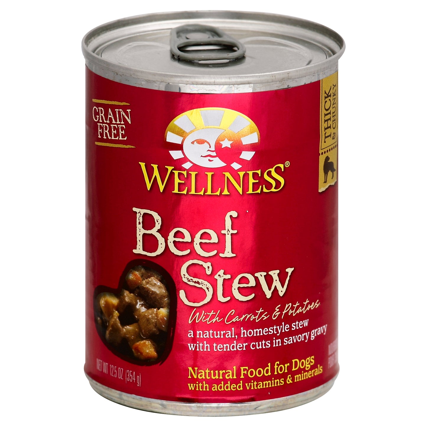 Wellness Food for Dogs 12.5 oz - Beef Stew