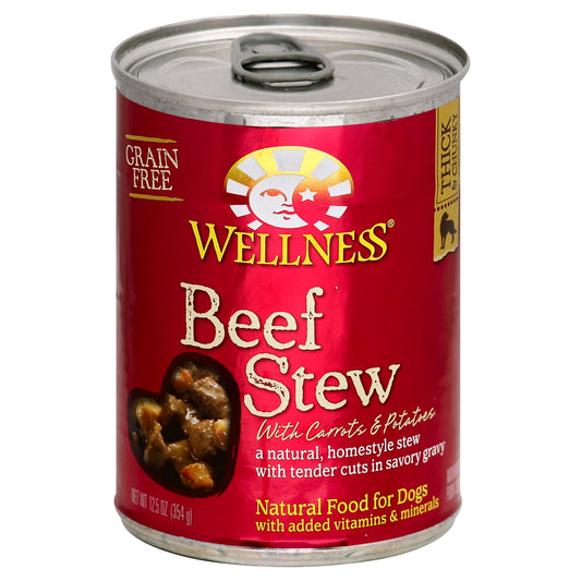Wellness Food for Dogs 12.5 oz - Beef Stew