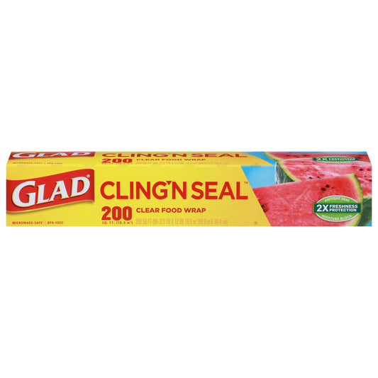Glad Cling'n Seal 200 Square Feet Clear Food Wrap 1 ea