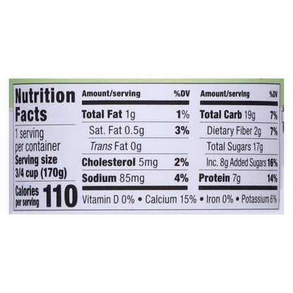 Green Valley Lactose Free Lowfat Organic Blueberry Yogurt 6 oz