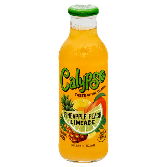 Calypso Pineapple Peach Limeade 16 oz