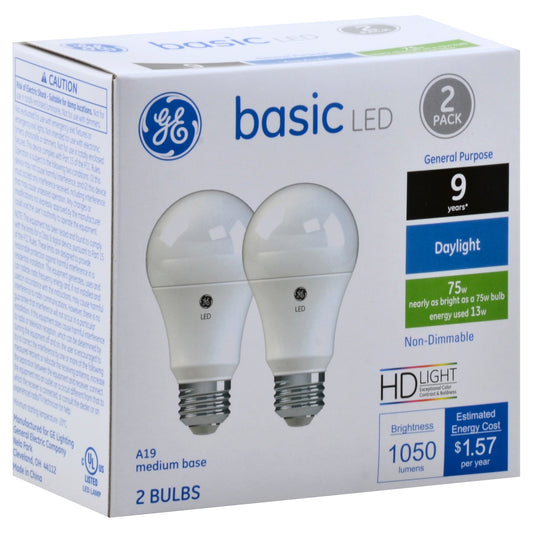 GE Light Bulbs 2 ea