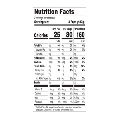 Watermelon Agave Frozen Fruit Bars, 4 Ct