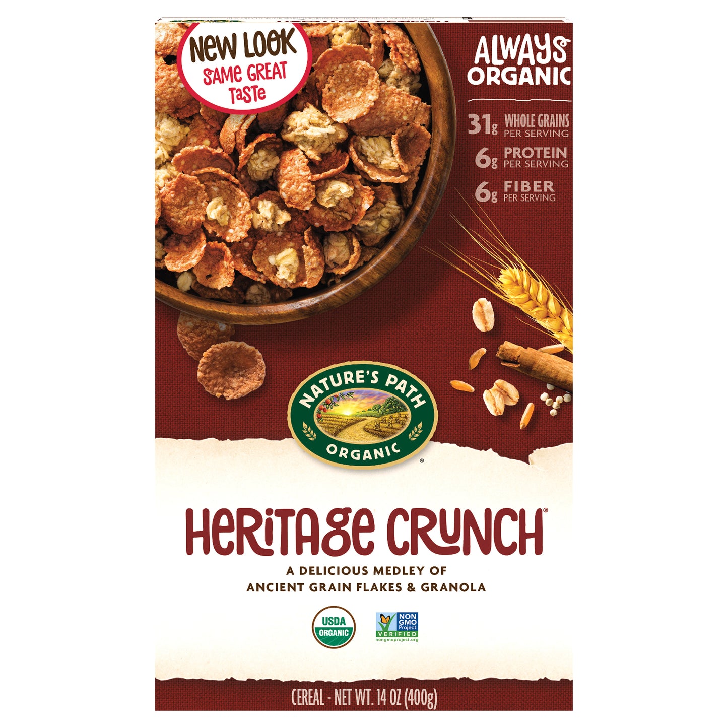 Nature's Path Organic Heritage Crunch Cereal 14 oz