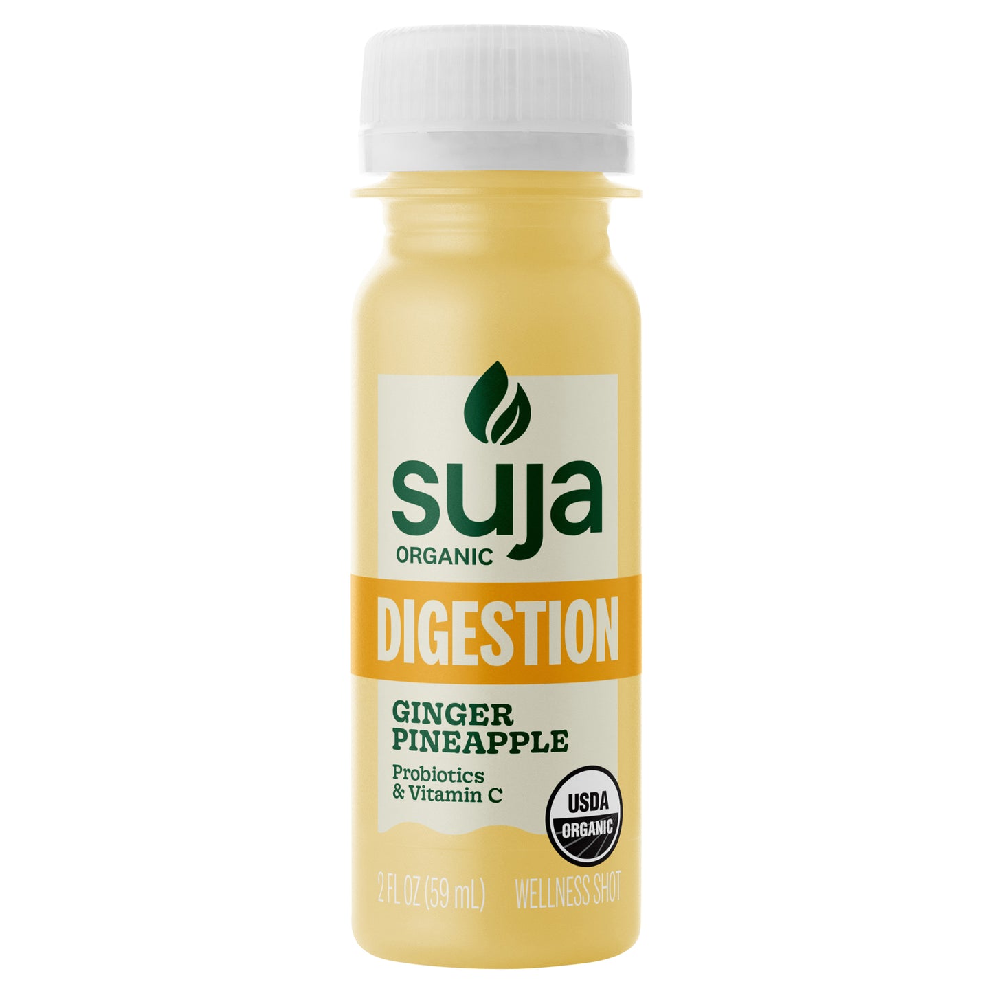 Suja Organic Digestion Ginger Pineapple Shot, 2 fl oz Bottle
