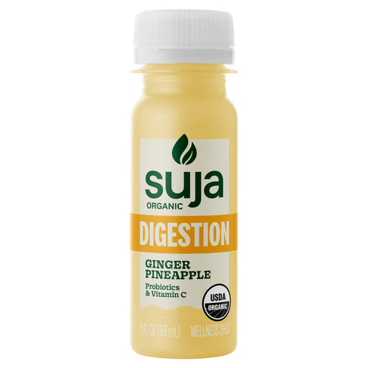 Suja Organic Digestion Ginger Pineapple Shot, 2 fl oz Bottle