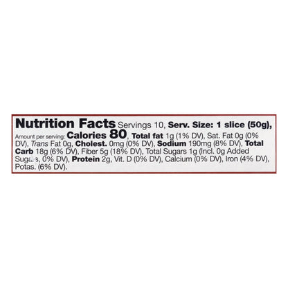 Genuine Bavarian Organic Whole Grain Rye Bread 17.6 oz