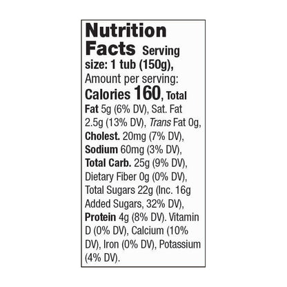 Brown Cow Cream Top Strawberry on the Bottom Whole Milk Yogurt 5.3 oz