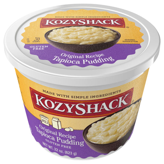 Kozy Shack Tapioca Pudding, Gluten Free Dessert, 22 oz, one ct