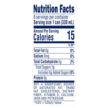 SanPellegrino Zero Grams Added Sugar Italian Sparkling Drinks Lemonade, Sparkling Lemon Beverage, 6 Pack of 11.15 Fl Oz Cans