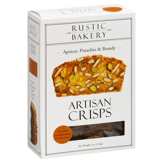 Rustic Bakery Apricot, Pistachio & Brandy Artisan Crisps 5 oz