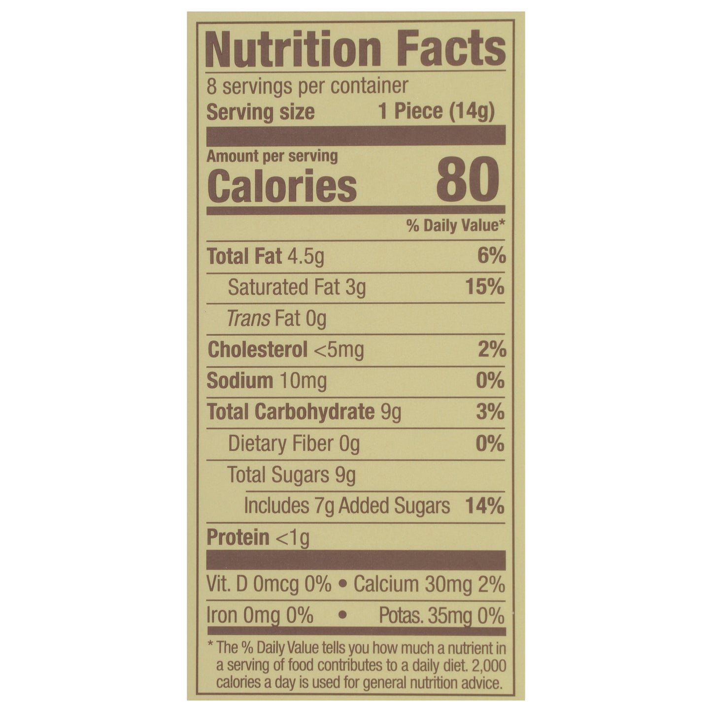 Ghirardelli White Chocolate Baking Bar 4 oz