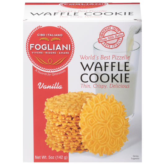 Fogliani Vanilla Waffle Cookie 5 oz