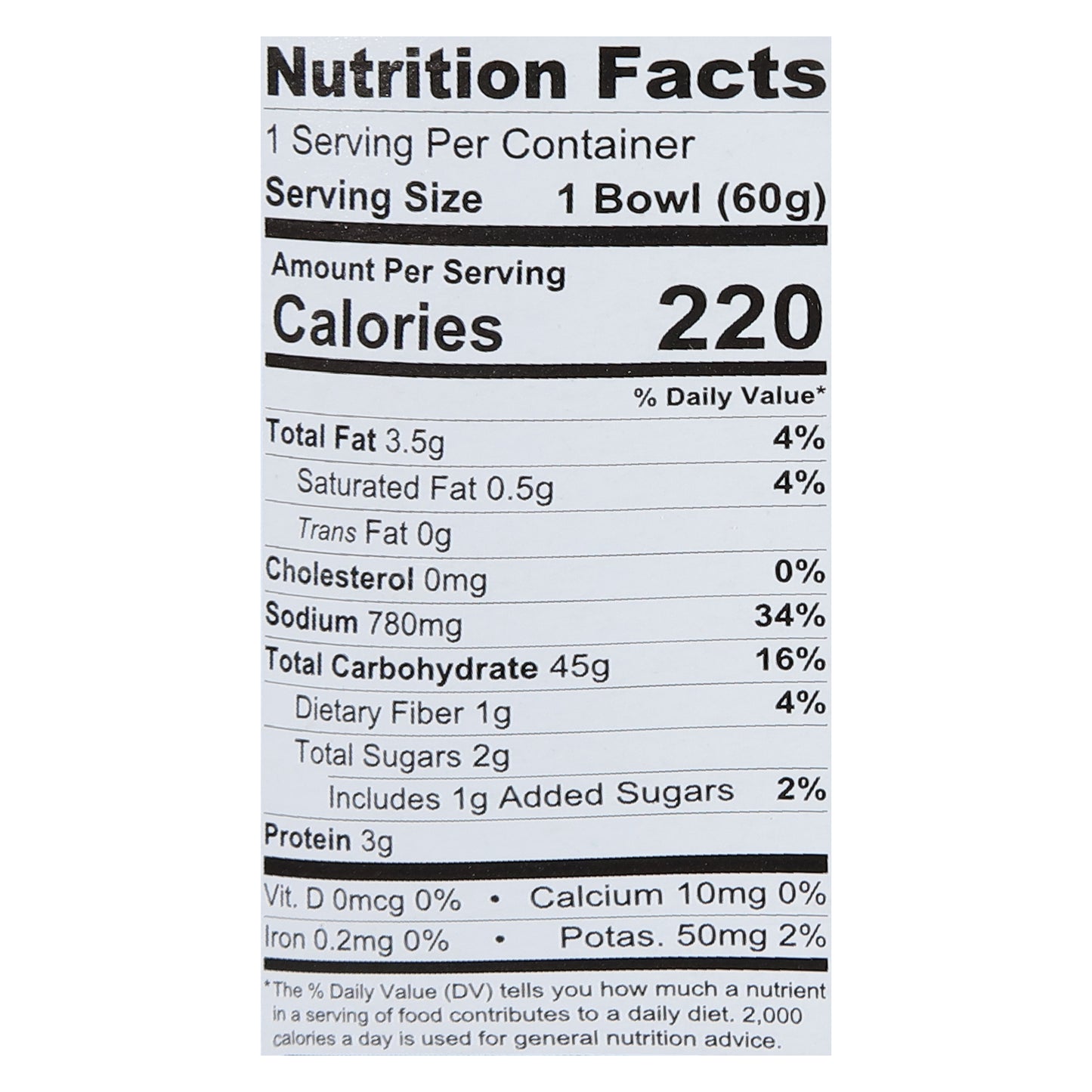 Snapdragon Beef Pho 2.1 oz