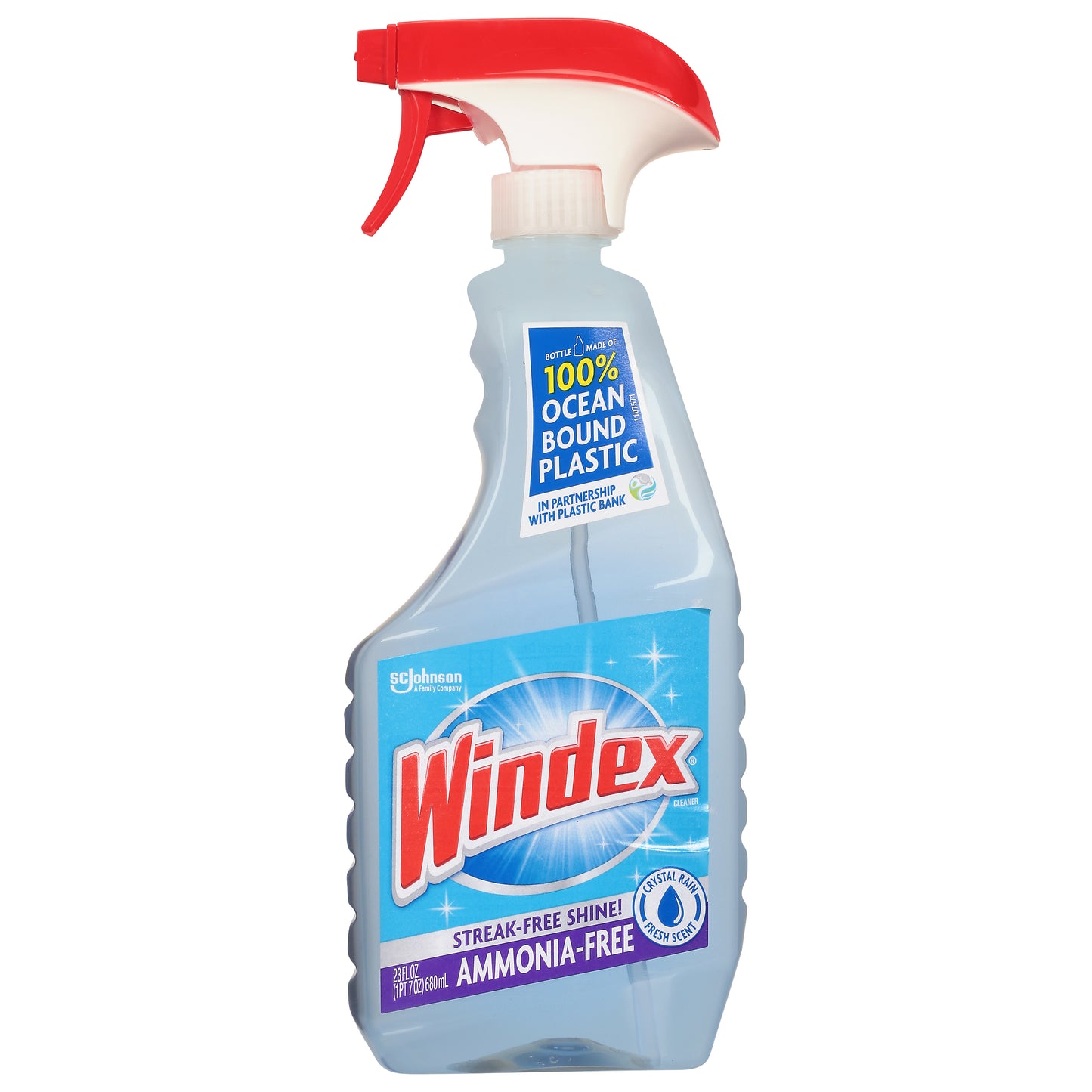 Windex Ammonia-Free Crystal Rain Fresh Scent Glass Cleaner 23 fl oz