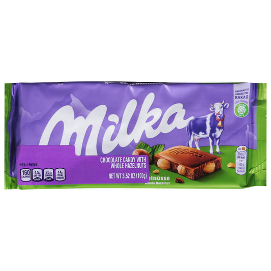 Milka Chocolate Candy with Whole Hazelnuts 3.52 oz