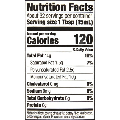 Spectrum Culinary™ Organic Peanut Oil 16 fl. oz. Bottle