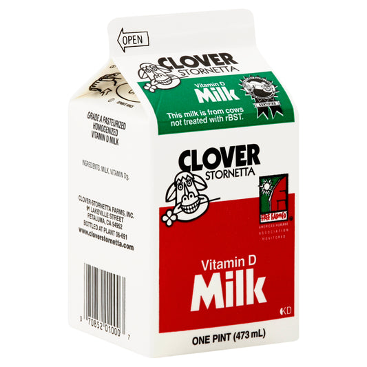 Clover Milk 1 pt