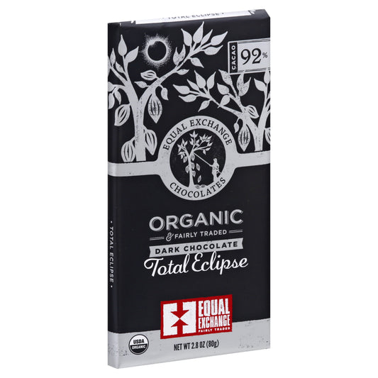 Equal Exchange Total Eclipse 92% Cacao Total Eclipse Dark Chocolate 2.8 oz