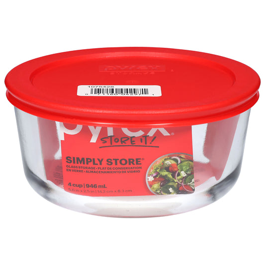 Pyrex Simply Store 4 Cup Glass Storage 1 Each